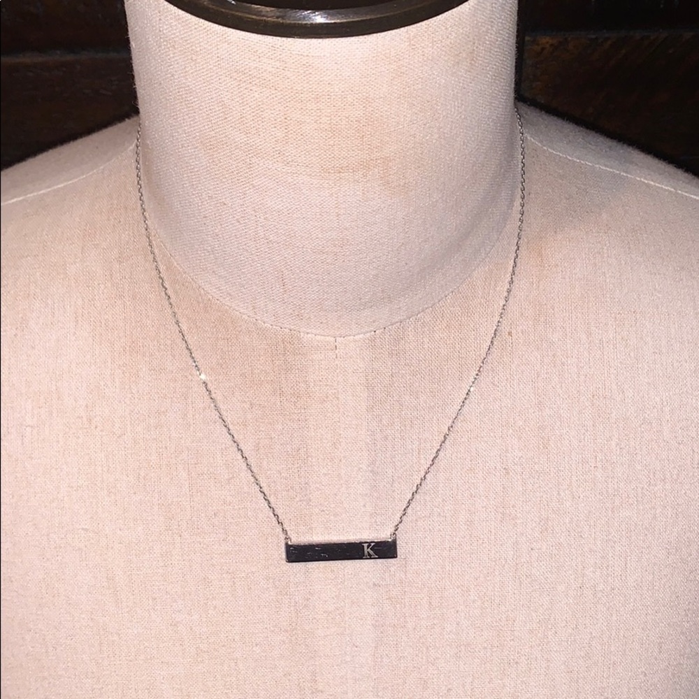 K Initial Necklace